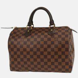 Pre Owned Louis Vuitton Damier Speedy 30 Handbag