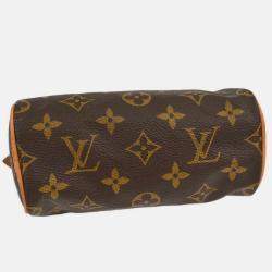 Pre Owned Louis Vuitton Monogram Mini Speedy Handbag