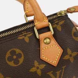 Pre Owned Louis Vuitton Monogram Mini Speedy Handbag
