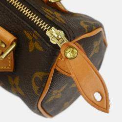 Pre Owned Louis Vuitton Monogram Mini Speedy Handbag
