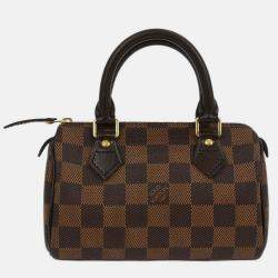 Pre Owned Louis Vuitton Damier Mini Speedy Handbag