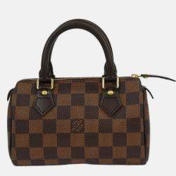 Pre Owned Louis Vuitton Damier Mini Speedy Handbag