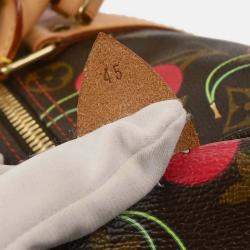 Pre Owned Louis Vuitton Monogram Cherry Keepall 45 Duffle Handbag