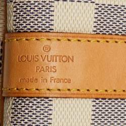 Pre Owned Louis Vuitton Damier Azur Canvas Keepall Bandoulière 55 Bag