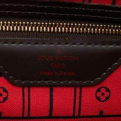 Pre Owned Louis Vuitton Brown Damier Ebene Neverfull GM