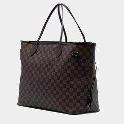 Pre Owned Louis Vuitton Brown Damier Ebene Neverfull GM