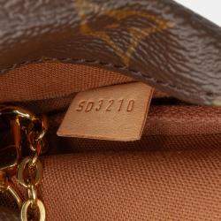 Pre Owned Louis Vuitton Brown Monogram Multi Pochette Accessoires