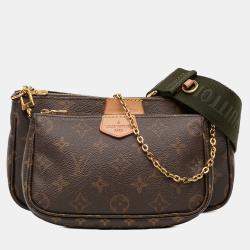 Pre Owned Louis Vuitton Brown Monogram Multi Pochette Accessoires