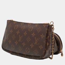 Pre Owned Louis Vuitton Brown Monogram Multi Pochette Accessoires