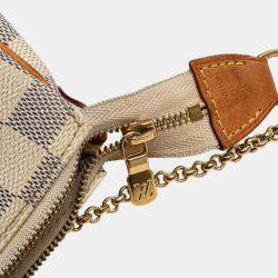 Pre Owned Louis Vuitton Damier Azur Eva