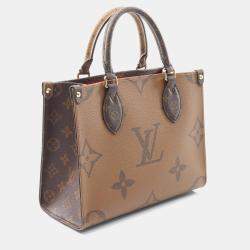 مملوكة مسبقًا حقيبة يد لوي فيتون أون ذا جو بي أم كانفاس مونوغرام جاين�ت ريفيرس