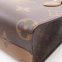 مملوكة مسبقًا حقيبة يد لوي فيتون أون ذا جو بي أم كانفاس مونوغرام جاينت ريفيرس