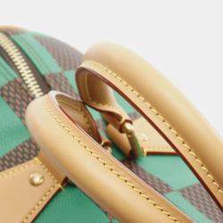 مملوكة مسبقًا Louis Vuitton Speedy Bandouliere 40 Green Damier Pop Canvas Duffle Bag