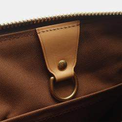 مملوكة مسبقًا Louis Vuitton Speedy Bandouliere 40 Green Damier Pop Canvas Duffle Bag