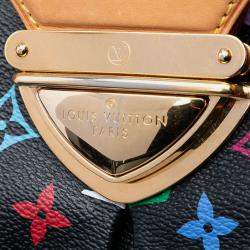 Pre Owned Louis Vuitton Black Monogram Multicolore Ursula