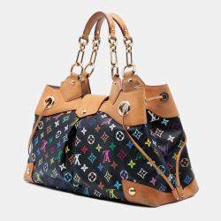 Pre Owned Louis Vuitton Black Monogram Multicolore Ursula