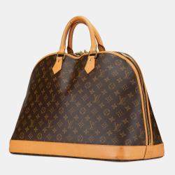Pre Owned Louis Vuitton Brown Monogram Alma Voyage MM