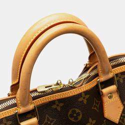 Pre Owned Louis Vuitton Brown Monogram Alma Voyage MM