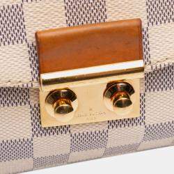 Pre Owned Louis Vuitton White Damier Azur Croisette