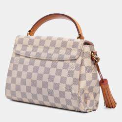 Pre Owned Louis Vuitton White Damier Azur Croisette