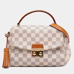 Pre Owned Louis Vuitton White Damier Azur Croisette