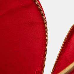 Pre Owned Louis Vuitton Red Monogram Vernis Alma GM