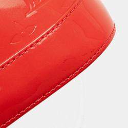 Pre Owned Louis Vuitton Red Monogram Vernis Alma GM