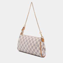 Pre Owned Louis Vuitton White Damier Azur Eva