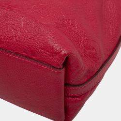 Pre Owned حقيبة لويس فيتون باستيل مونوجرام إمبروان حمراء PM