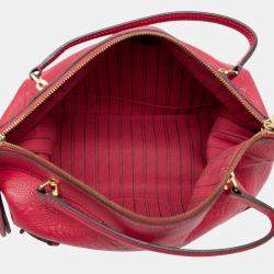 Pre Owned حقيبة لويس فيتون باستيل مونوجرام إمبروان حمراء PM