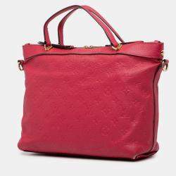 Pre Owned حقيبة لويس فيتون باستيل مونوجرام إمبروان حمراء PM