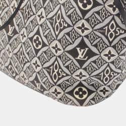 Pre Owned Louis Vuitton Black Monogram Jacquard Since 1854 Neverfull MM