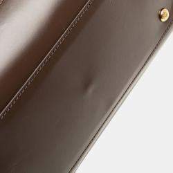 Pre Owned Louis Vuitton Brown Damier Ebene Knightsbridge