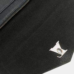 Pre Owned Louis Vuitton Black MyLockMe Chain Pochette