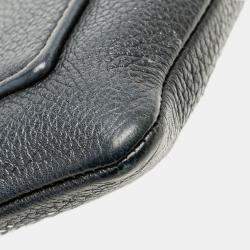 Pre Owned Louis Vuitton Black MyLockMe Chain Pochette