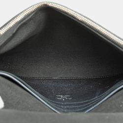 Pre Owned Louis Vuitton Black MyLockMe Chain Pochette