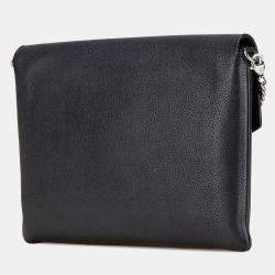 Pre Owned Louis Vuitton Black MyLockMe Chain Pochette