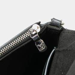Pre Owned Louis Vuitton Black MyLockMe Chain Pochette
