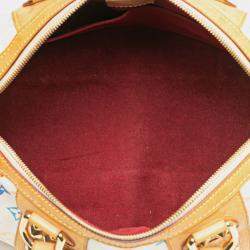 Pre Owned Louis Vuitton White Monogram Multicolore Courtney MM