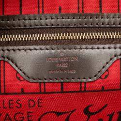 Pre Owned Louis Vuitton Brown Damier Ebene Neverfull PM