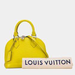 Pre Owned Louis Vuitton Yellow Epi Alma BB