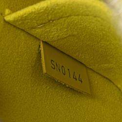 Pre Owned Louis Vuitton Yellow Epi Alma BB