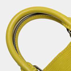 Pre Owned Louis Vuitton Yellow Epi Alma BB