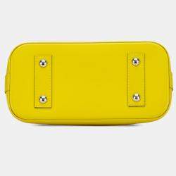 Pre Owned Louis Vuitton Yellow Epi Alma BB