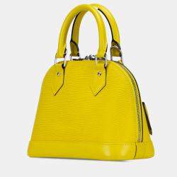 Pre Owned Louis Vuitton Yellow Epi Alma BB