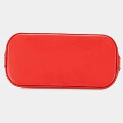 Pre Owned Louis Vuitton Red Epi Nano Alma