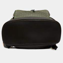 Pre Owned Louis Vuitton Green Monogram Mini Lin Montsouris GM