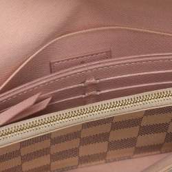 Pre Owned Louis Vuittion Damier Azur Coated Canvas Pochette Felicie Bag