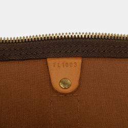 Pre Owned Louis Vuitton Brown Monogram Keepall Bandouliere 55