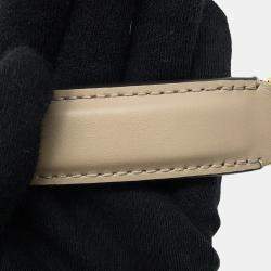 Pre Owned Louis Vuitton Neonoe MM Tourterelle Creme Bicolor Monogram Empreinte Leather Shoulder Bag